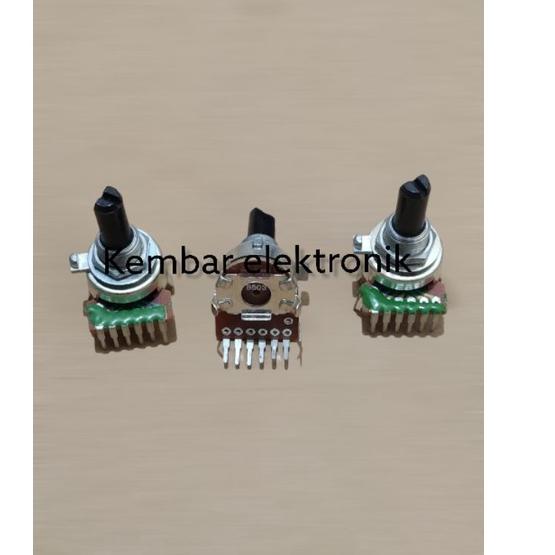 TERMURAH Potensio Ori Tape Politron Polytron 6 kaki tekuk drat AS panjang B503/50k