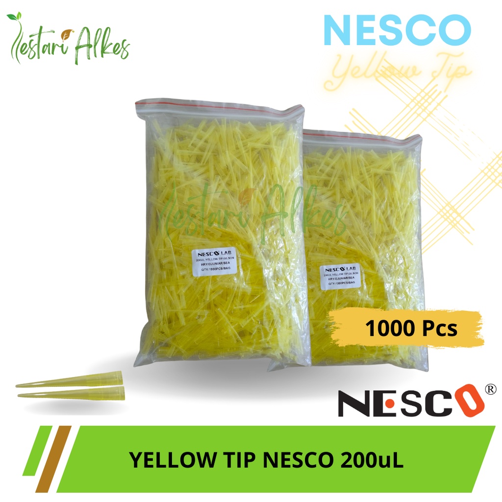 Yellow Tip Micropipette  200ul / Yellow Tips Nesco