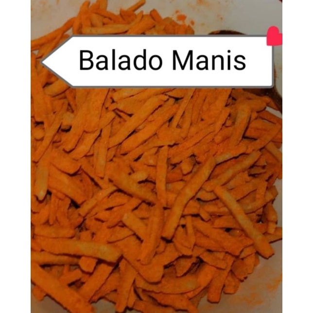 

100gr basreng balado manis pedas kering kriuk