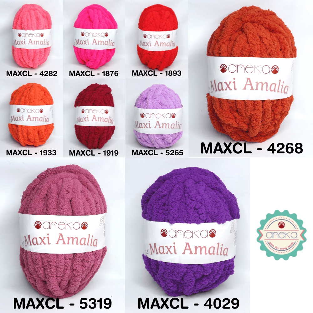 KATALOG - Benang Rajut Maxi Amalia / Chenille / Jumbo Part 1