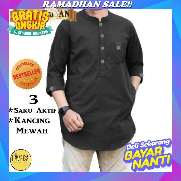 Kemeja Kurta Tangan Pendek/Baju Koko Pakistan Pria Dewasa Terbaru 2023 Koko Pria Dewasa Terbaru Koko