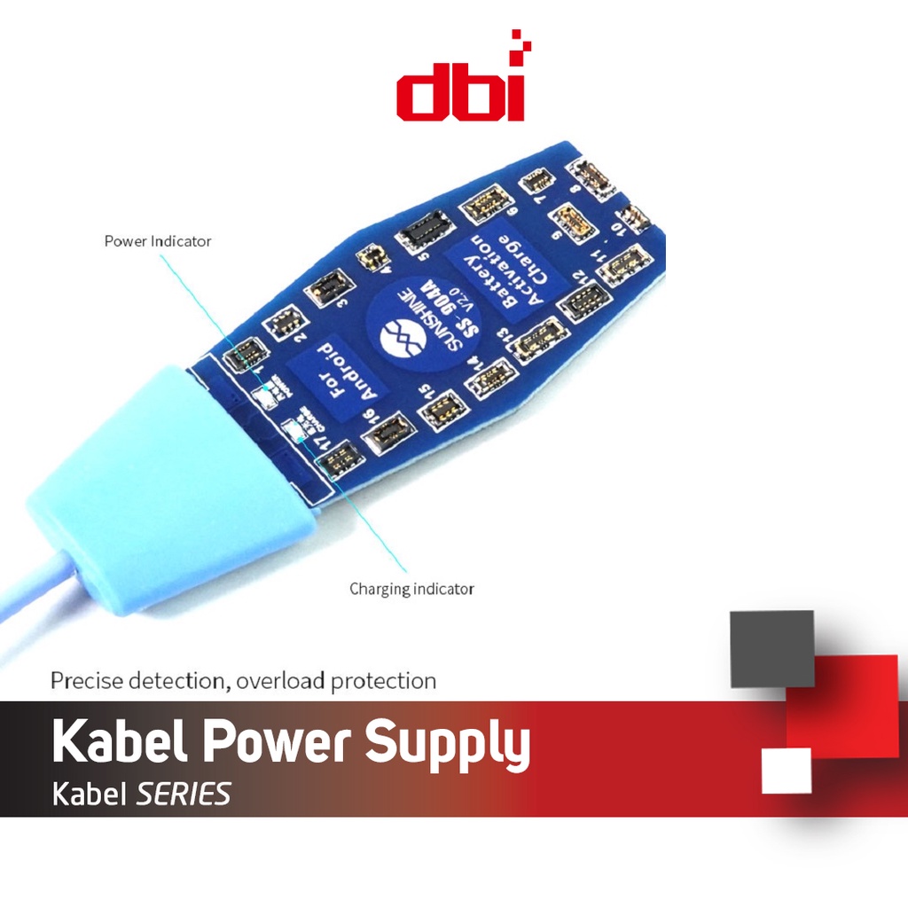 Alat Tembak Baterai / Kabel Power Supply Sunshine SS-904A Untuk Android Samsung Huawei