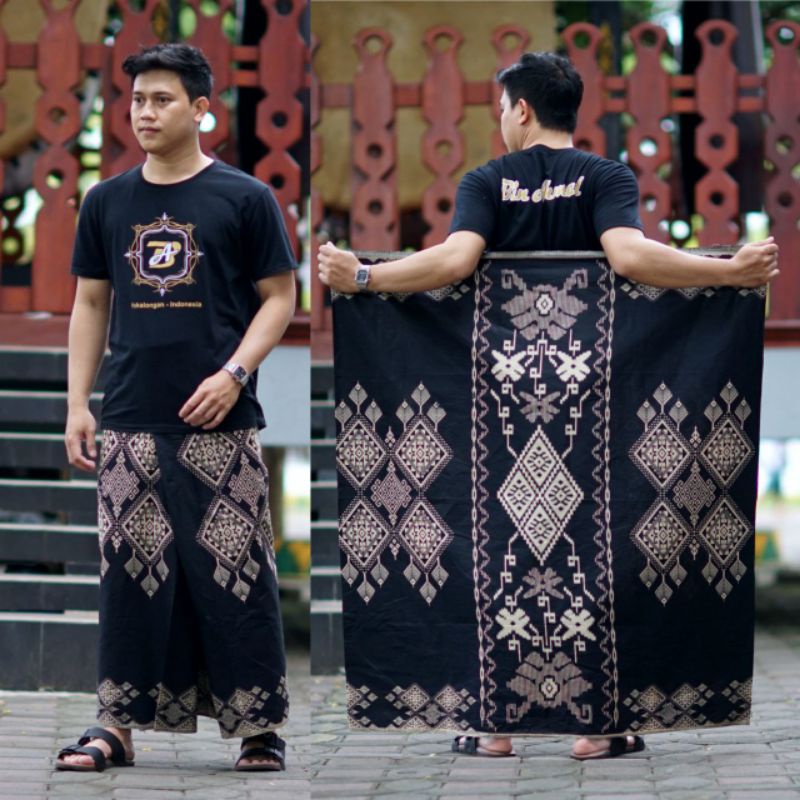 SARUNG BATIK WAYANG ARJUNA SEMAR - SARUNG BATIK HANACARAKA - SARUNG BATIK CAP MAHDA PEKALONGAN