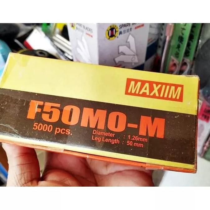 Terlaris Staples Refill Mesin Paku Tembak Model Lurus I Isi Air Nailer F50 Paku Tembak