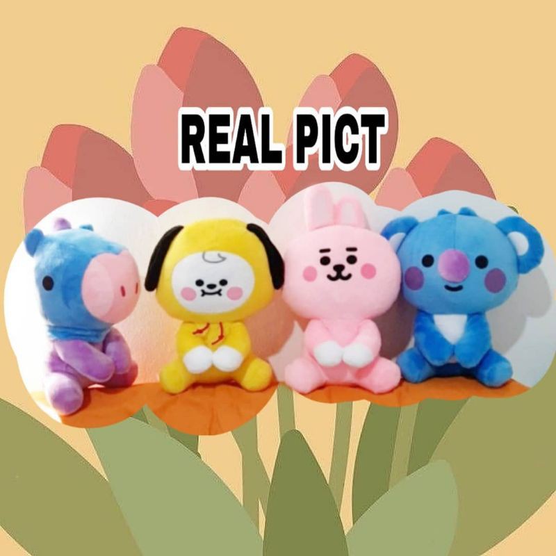 Boneka BTS baby sitting unofficial Korea