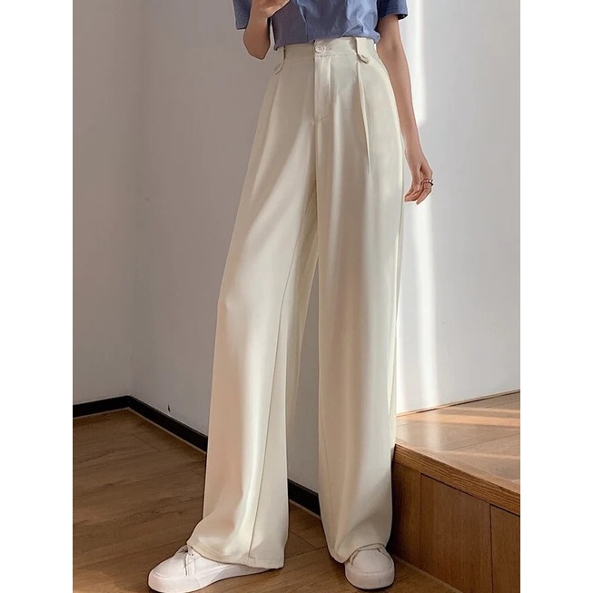 LOOSE PANTS TROUSERS WANITA CELANA ANTI KUSUT CELANA KANTOR FORMAL KULOT HIGHWAIST WANITA BY