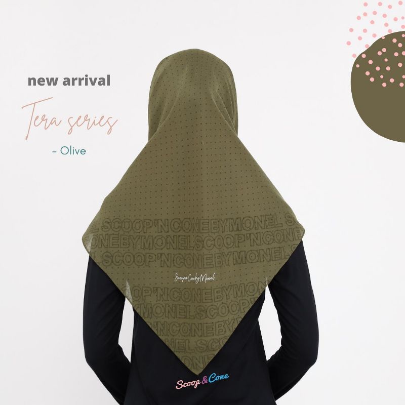 Scoop&Cone-Monel-Hijab Scoop &Cone-Hijab Original-Hijab Motif Kekinian-Hijab Modern