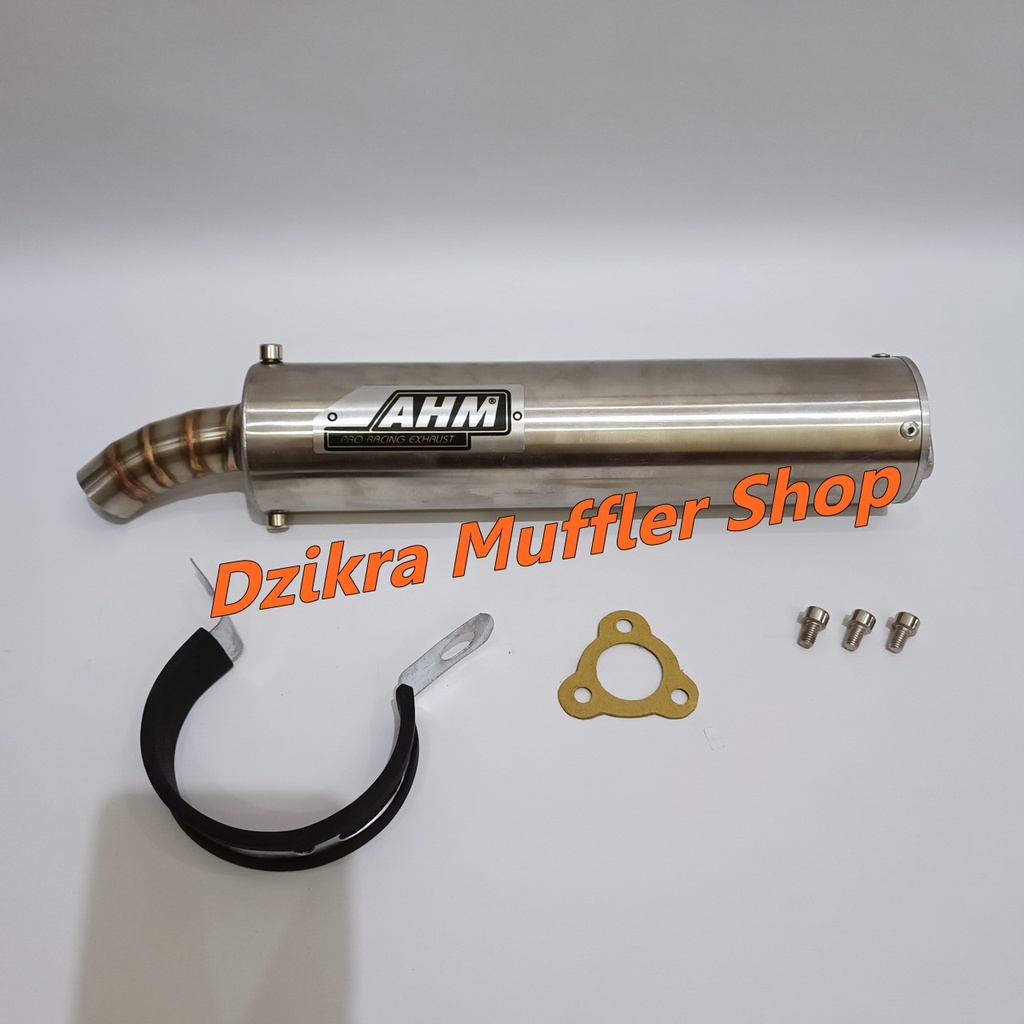 Silencer AHM silincer knalpot Ninja 150 R RR SS RX-King RX-Z Satria F1ZR stainless steel