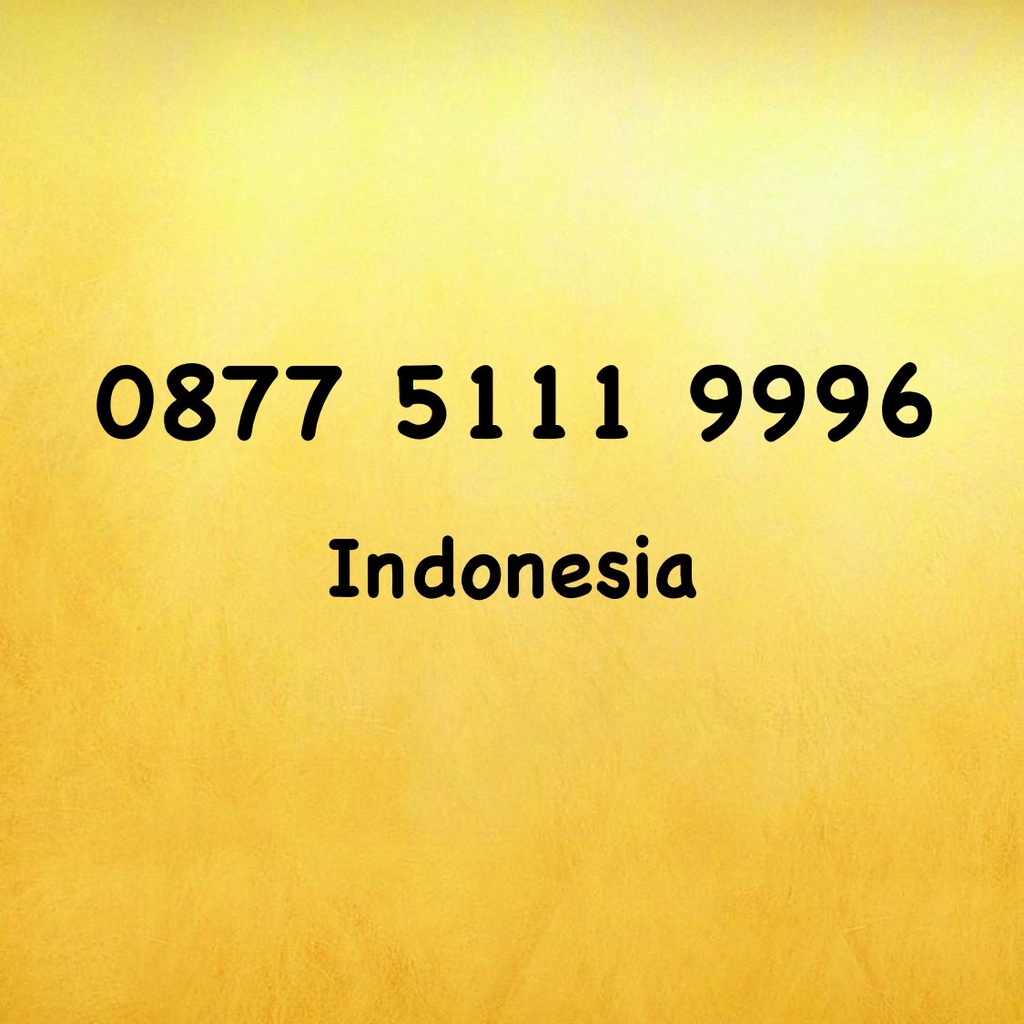 Nomor Cantik XL Bebas Seri 96 - 996 - 1996 - 1999 - 0877 5111 9996