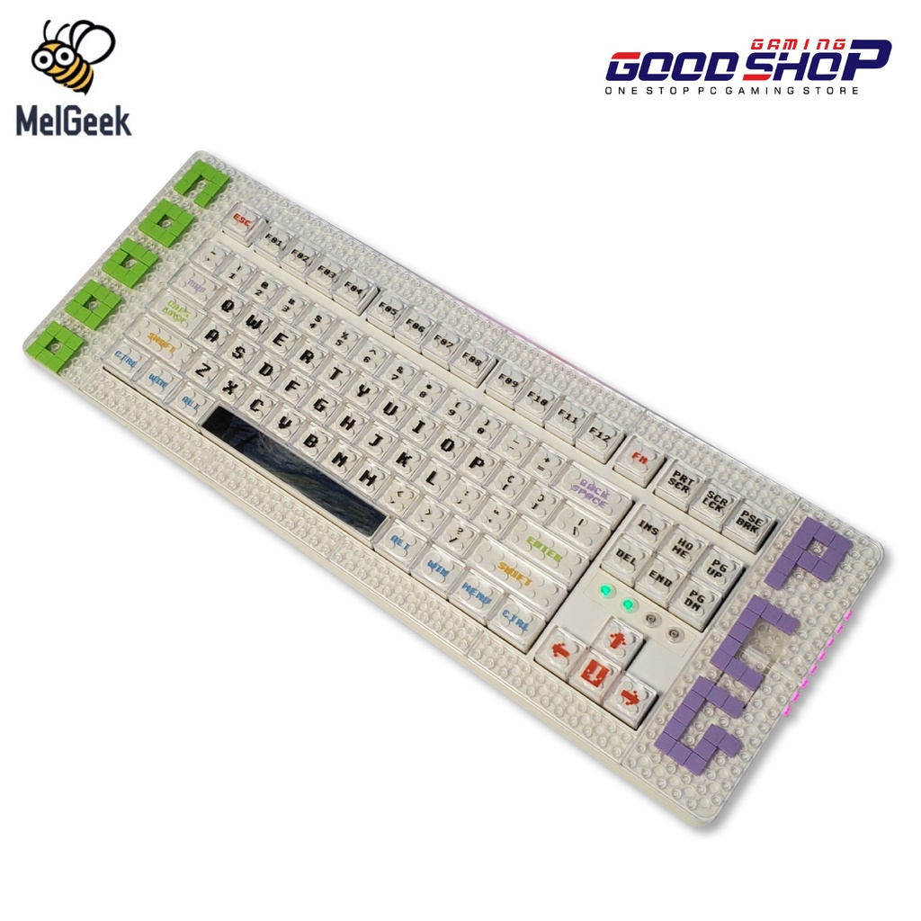 MEELGEEK Pixel World Canvas Keyboard