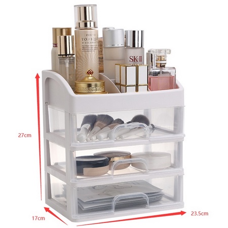 ONLYONE12 Rak Kosmetik 3 Susun Laci / Rak Kosmetik / Rak Make Up / Laci Make Up / Make Up Storage