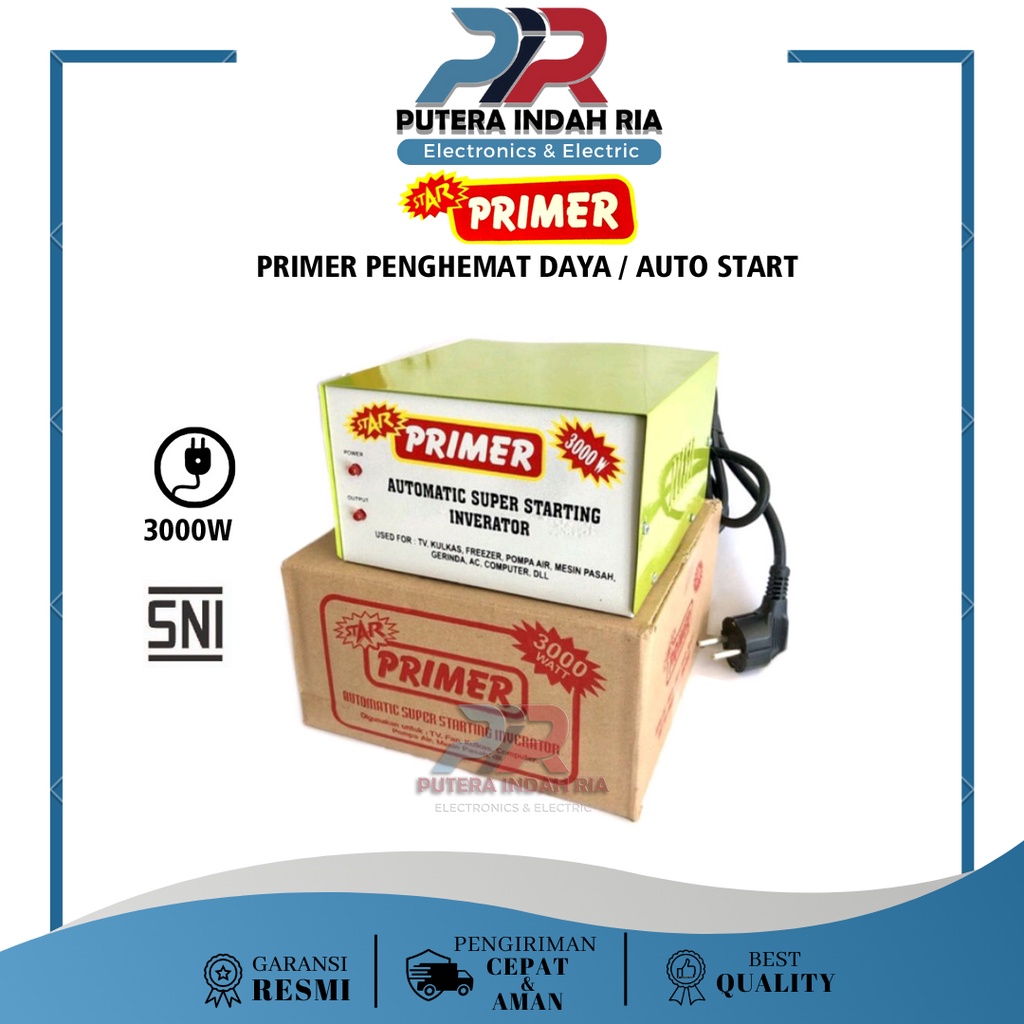 Auto Start PRIMER 3000 Watt - Penghemat Daya Listrik PRIMER 3000W / Inverator / Soft Star