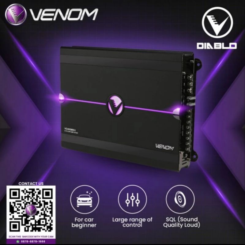 POWER VENOM VO 406 MKII POWER 4 CHANNEL VENOM 406 MK11