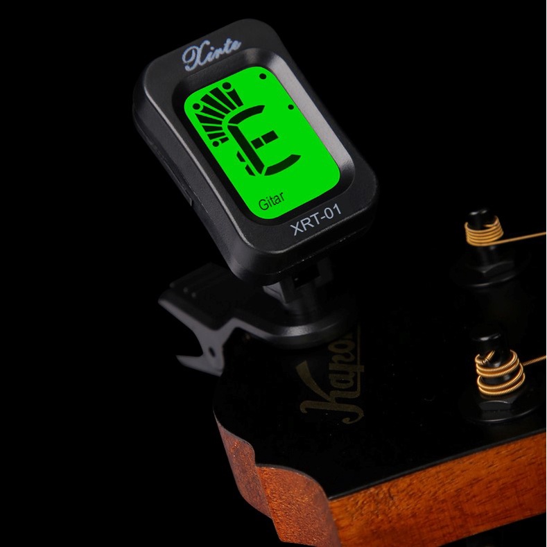 Tuner Gitar Bass Digital LCD Display 360 Derajat