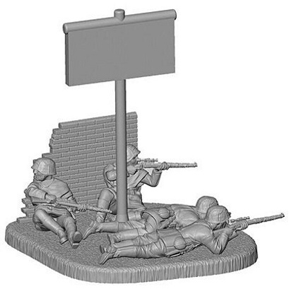 Zvezda 1/72 German Sniper Team