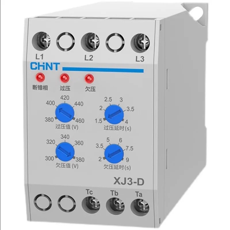 Phase Failure Relay XJ3-D Over Under Voltage Protector