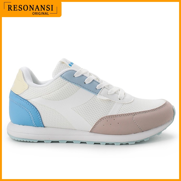 SEPATU WANITA TERBARU DIADORA ORIGINAL SNEAKERS GIBRAN PUTIH-BIRU-UNGU