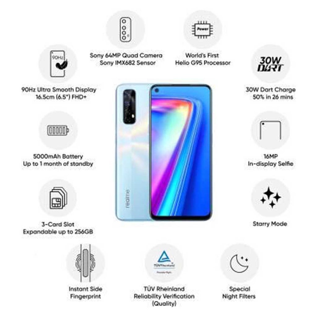 Realme 7 8GB + 128GB Garansi Resmi Realme Indonesia