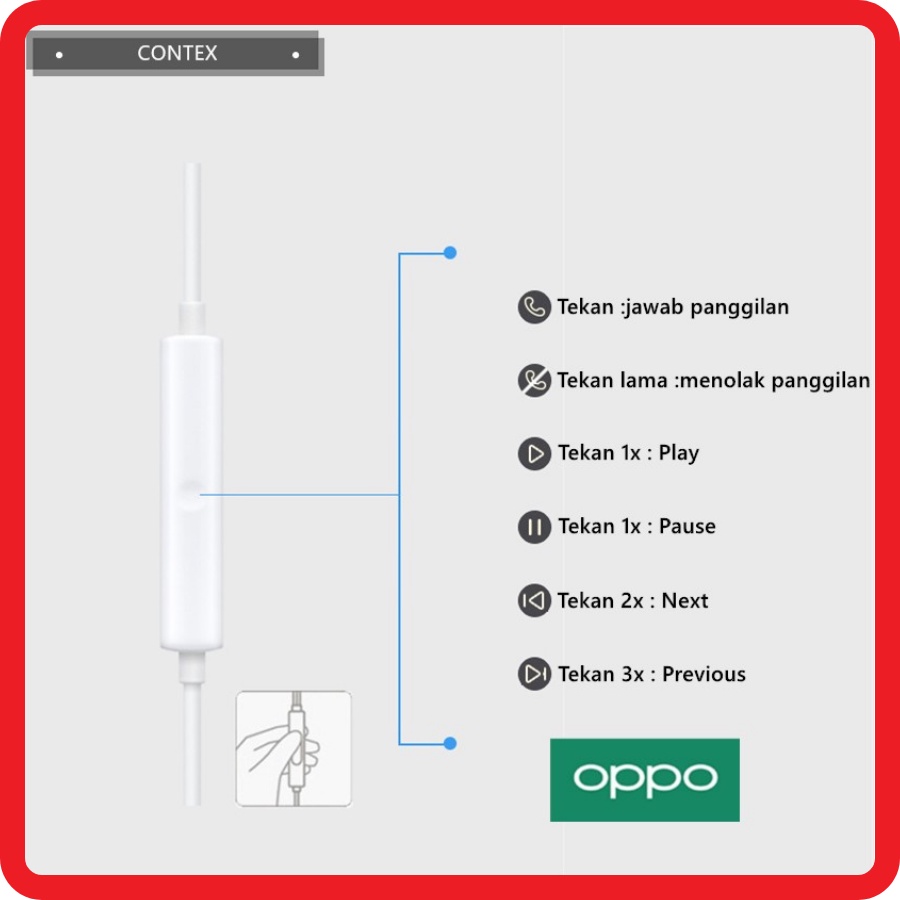 Earphone Oppo Type C Headset Hansfree Oppo Find X Earphone Type C Oppo