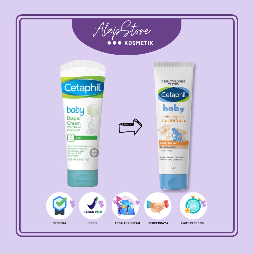 Cetaphil Baby Diaper Cream With Organ 70g