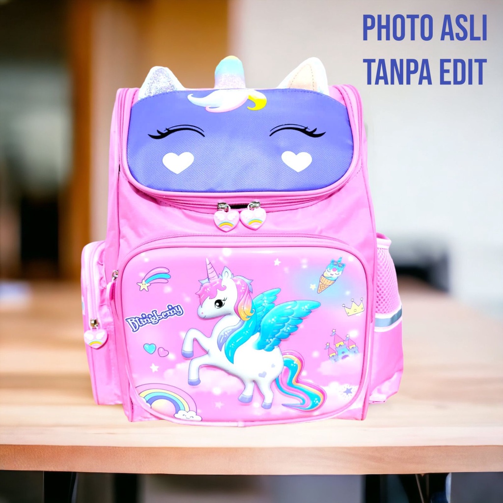 NEW TAS RANSEL ANAK SEKOLAH IMPORT SD 3D 00530-00533