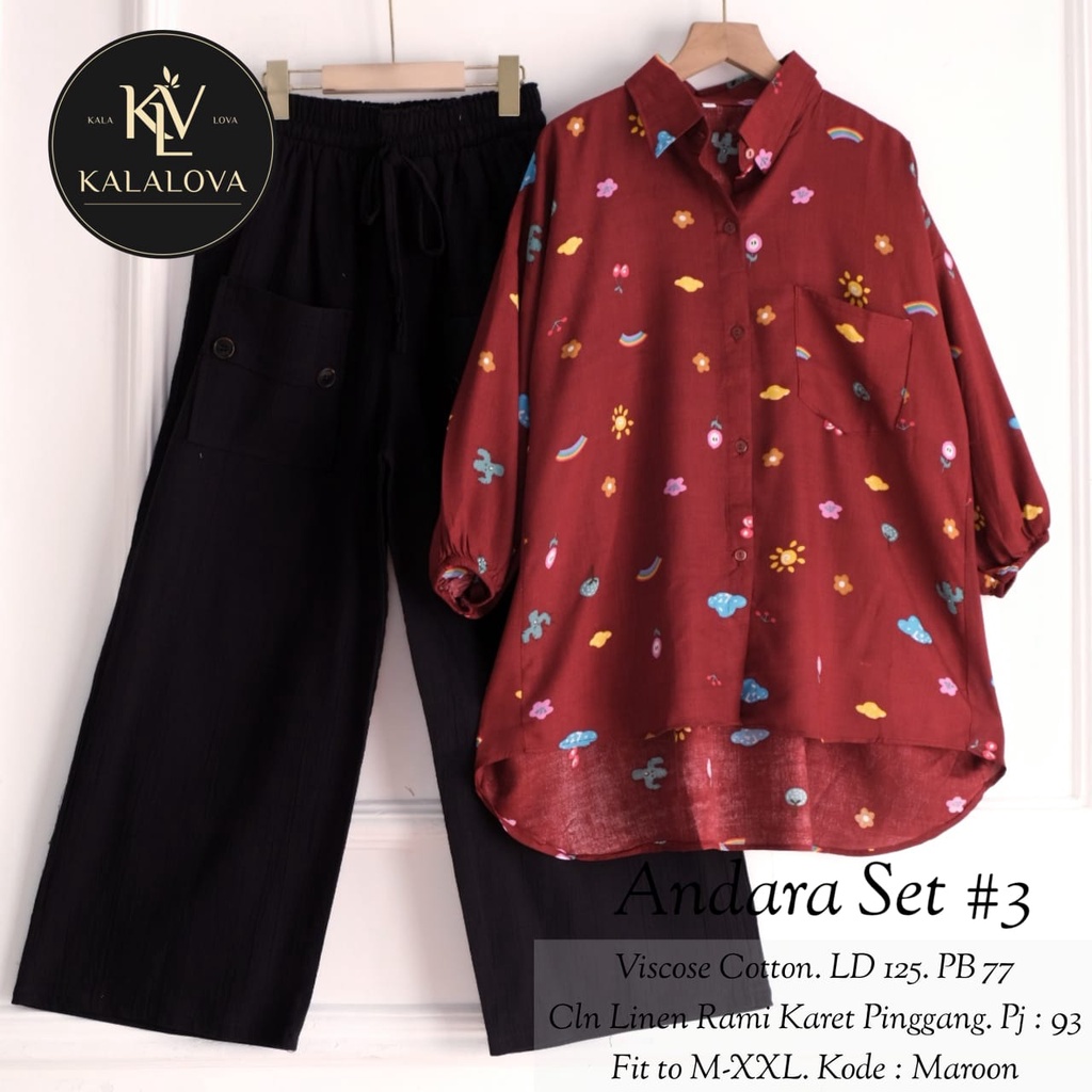 andara set by kalalova // setelan wanita