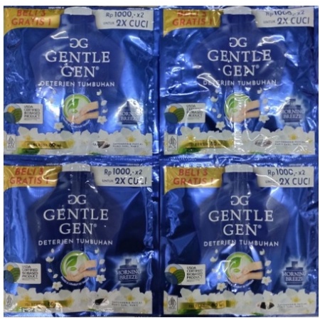 GENTLE GEN DETERJEN CAIR KONSENTRAT / 1 DUS ISI 160 PCS