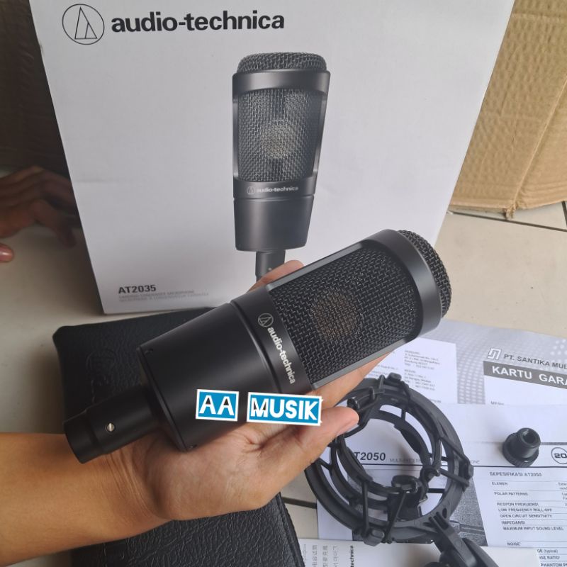 MIC CONDENSER AUDIO TECHNICA AT2035 CARDIOID ORIGINAL AT 2035