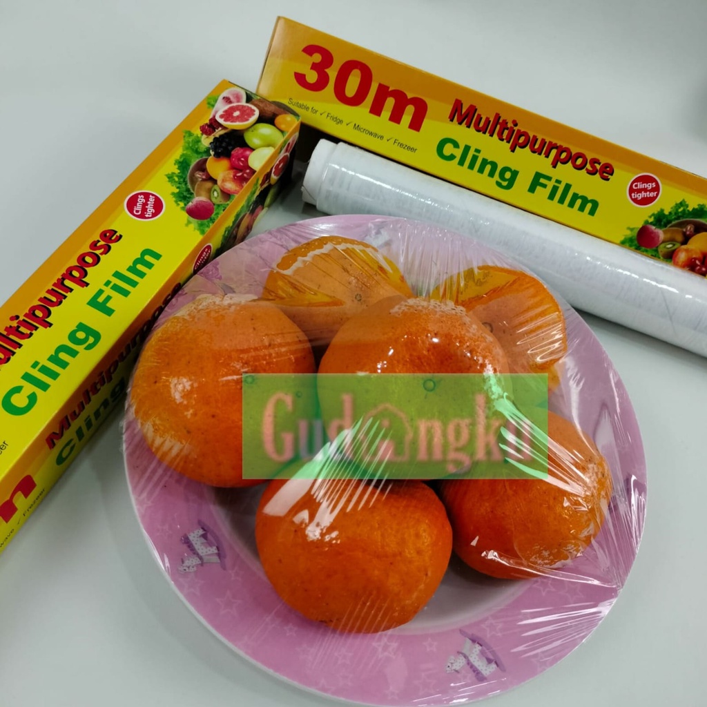 Plastik Cling Warp Pembungkus Makanan Sayur dan Buah 30M