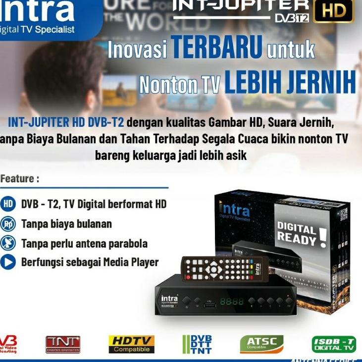 ☝ Resiver digital dvbt2 set top box intra int jupiterHD Dvb T2 ➴