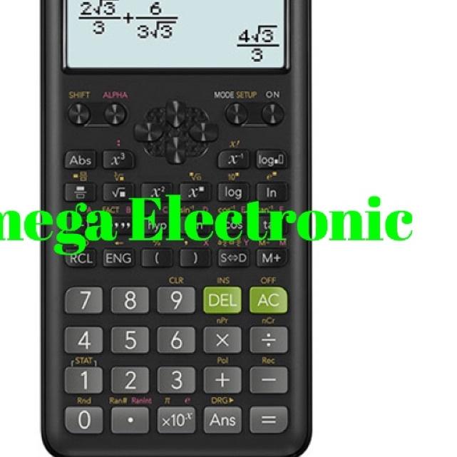 

✱ Casio Calculator Scientific FX 82 ES PLUS - Kalkulator kuliah sekolah FX-82ES PLUS ☃