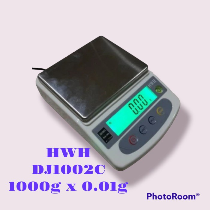 Terlaris Hwh Dj1002C Timbangan Mas/Timbangan Obat/Timbangan Hwh-1000G X 0.01G
