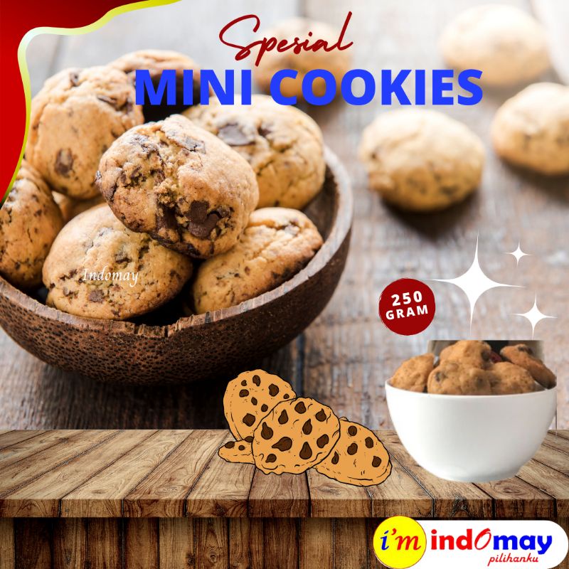 

[KODE Y] Choko Mini Cookies Cruncy | Ukuran 250 Gram | Cookies Coklat