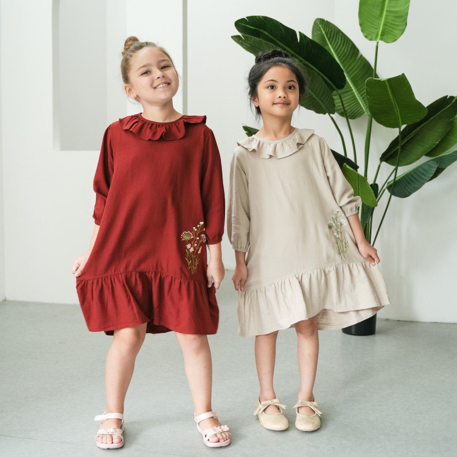 Mooi MAZAYA DRESS Raya Collection / Dress Anak Perempuan Raya Collection