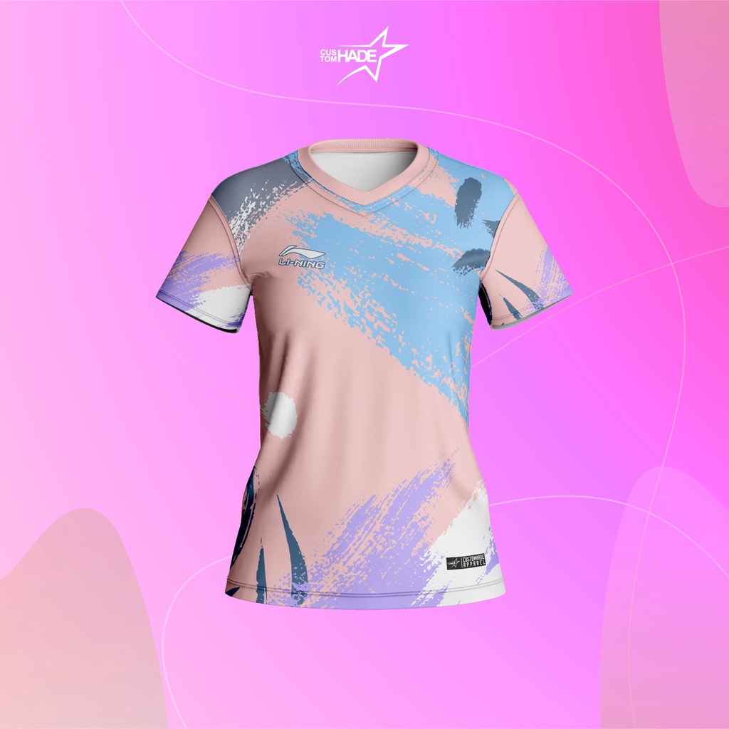 Tshirt Baju Jersey badminton Atasan Baju Bulutangkis wanita jersey badminton wanita