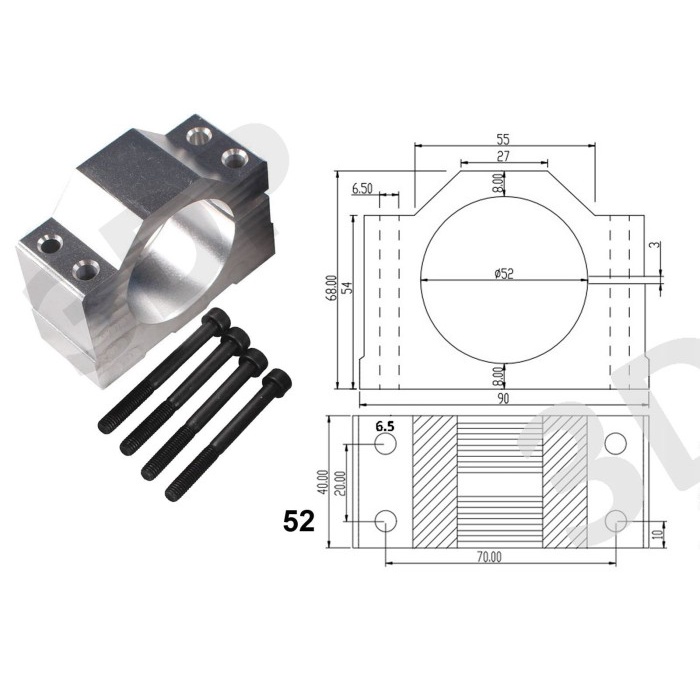Spindle Motor Bracket + Screws