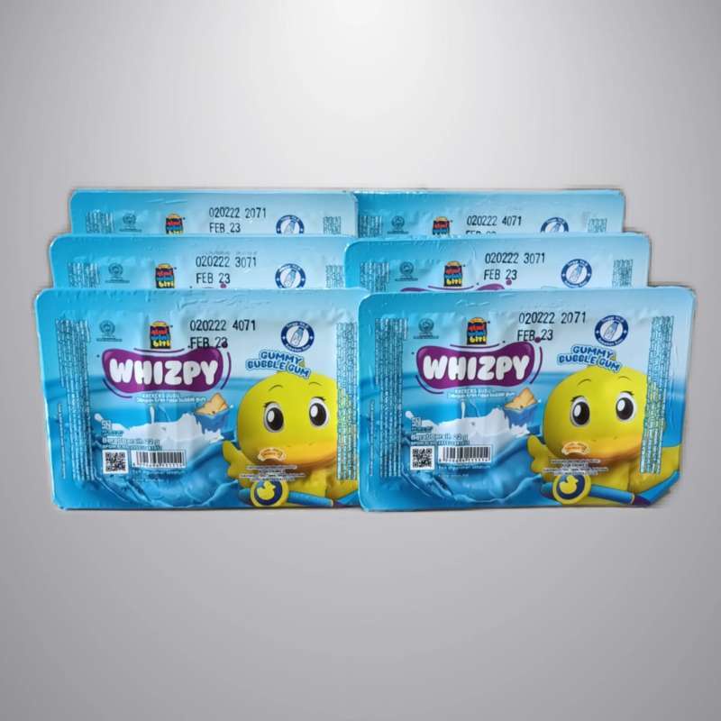 

Tini Wini Biti WHIZPY Crackers Gummy Bubble Gum Pack 22gr