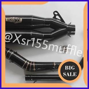 Knalpot Racing Double Black Full System Yamaha XSR155 XSR 155 1M4R23 perkakas