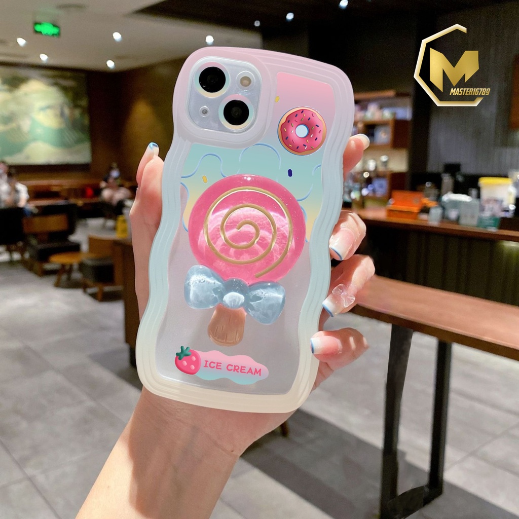 SS275 SOFTCASE ICE CREAM BUTTER WITH CANDY POPSOCKET FOR IPHONE 7 8 7+ 8+ X XS XR XS MAX 11 12 13 14 PRO MAX MA4157