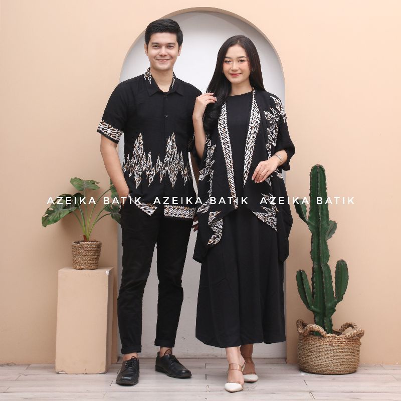 Baju Batik Pria Kemeja Lengan Pendek Rayon Motif Etniq Baju Kondangan Terbaru