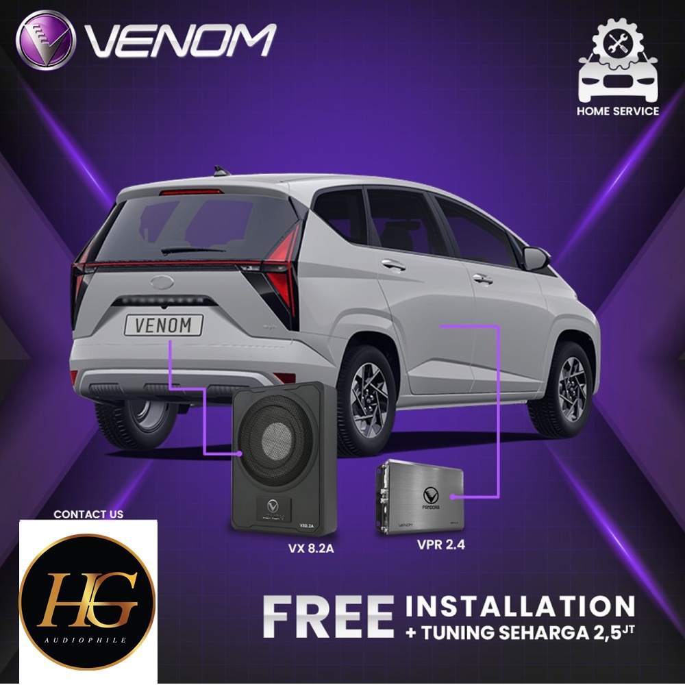 Venom Express Hyundai Stargazer Paket Audio Mobil Gratis Pasang