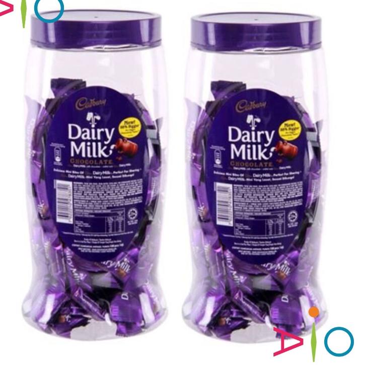 

❅ Cadbury Dairy Milk Toples isi 90 | Coklat Susu Cadbury Malaysia ™