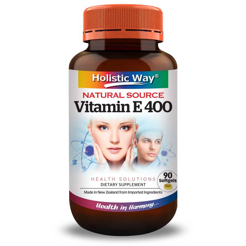 VITAMIN E / Holistic Way Vitamin E 400 IU (Natural Source) 90 CAPS