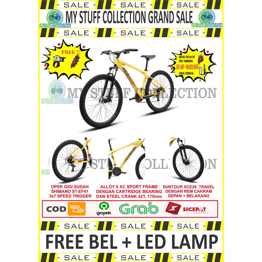 SEPEDA GUNUNG / MTB POLYGON CASCADE 2 FRAME ALLOY 21 SPEED BEARING DB