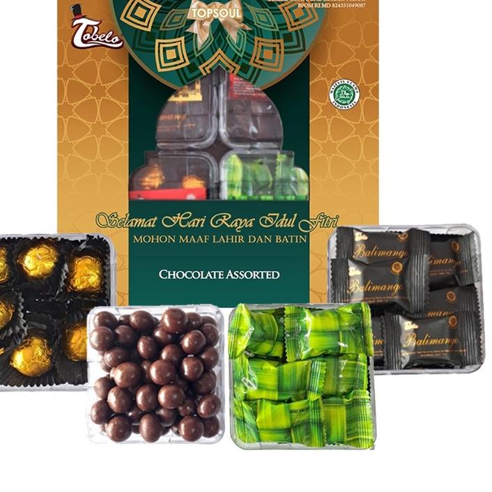 

♛ Tobelo Chocolate Assorted - Paket Lebaran Idul Fitri Coklat Parcel Hampers Box Kotak ✴