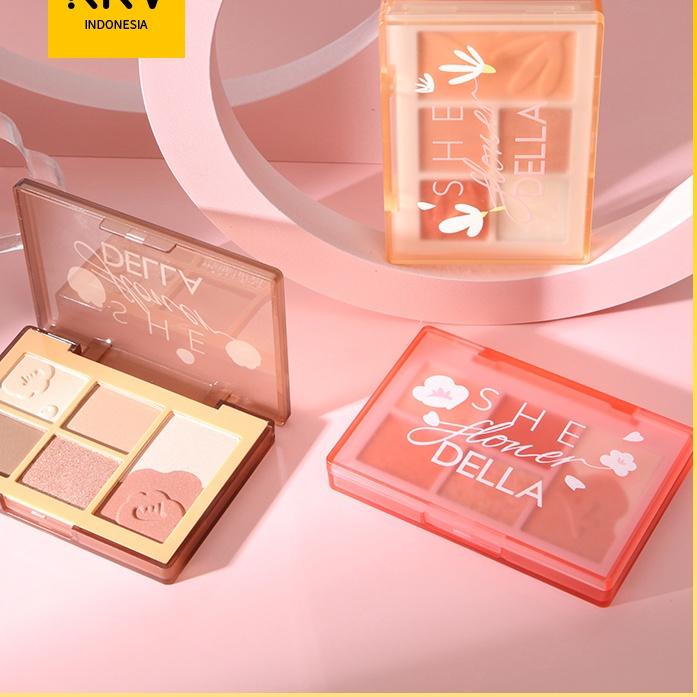 BRANDS FESTIVAL KKV-SHEDELLA· Sister Flower Series Makeup Tray - eye shadow + blush + contouring-TFP