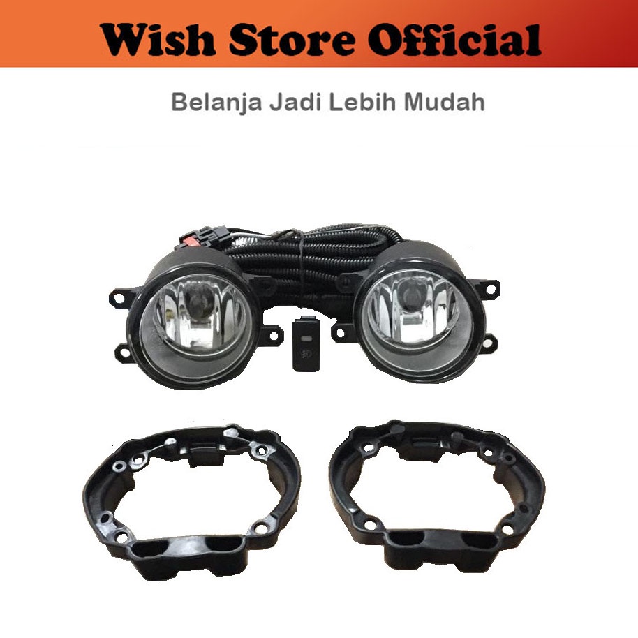 [SET] Fog Lamp Lampu Kabut Bumper Bemper FOGLAMP Avanza Xenia Vvti 2007 2008 2009 2010 2011 SET + CO