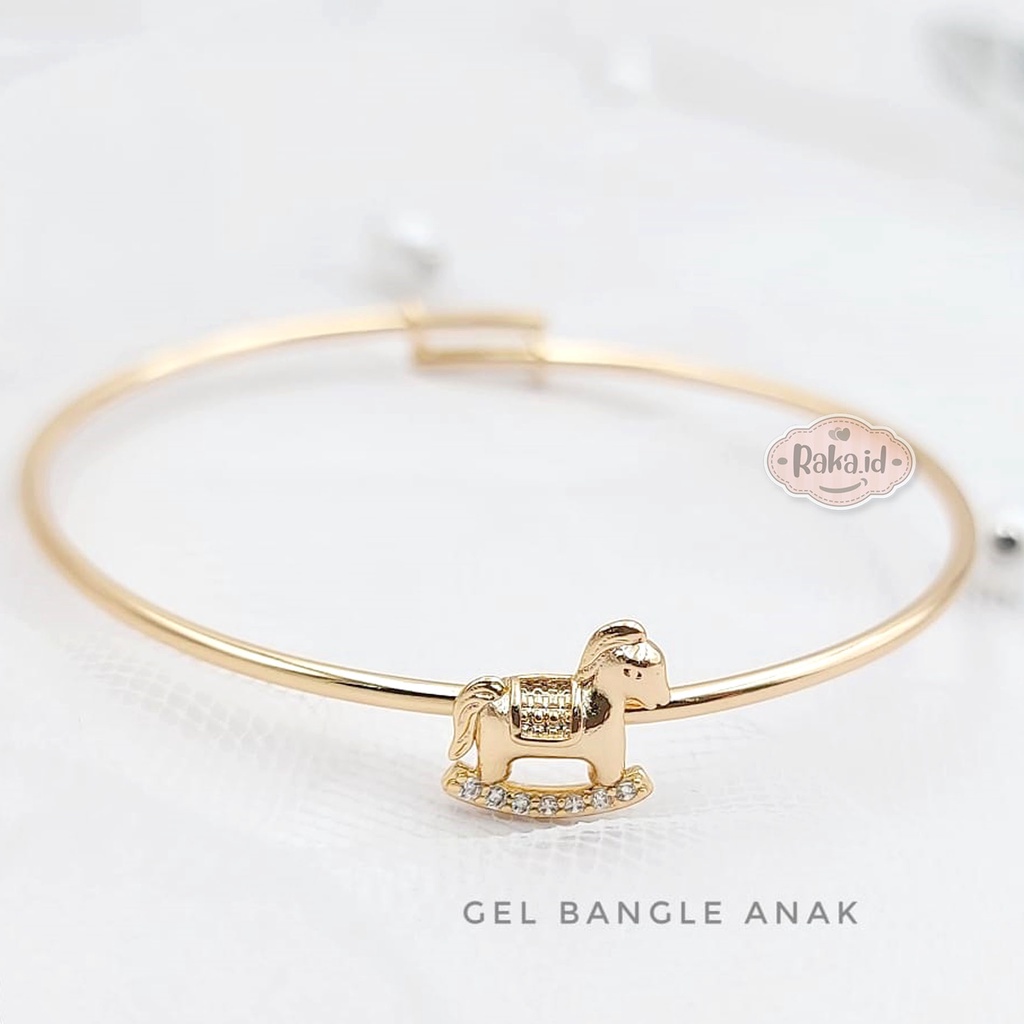 Gelang Anak Perempuan Gelang Bangle Anak Motif Horse Kuda 1262