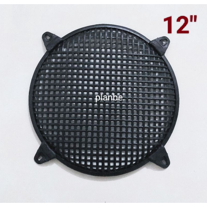 GRILL SPEAKER 12 INCH TUTUP PELINDUNG SPIKER 12" PLASTIK SPEKER GRIL