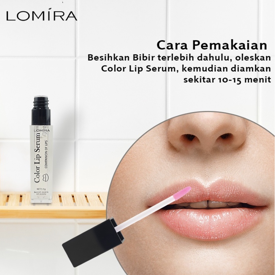 Color Lip Serum 5,5 Gr Melembabkan Kulit Bibir Companion Of Lips Serum Bibir BPOM LOM-COLOR-LIP